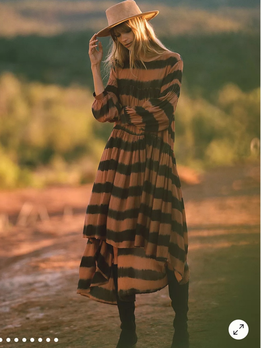 NWOT Anthropologie NorBlack NorWhite Euphrates Dyed Tunic Dress M
